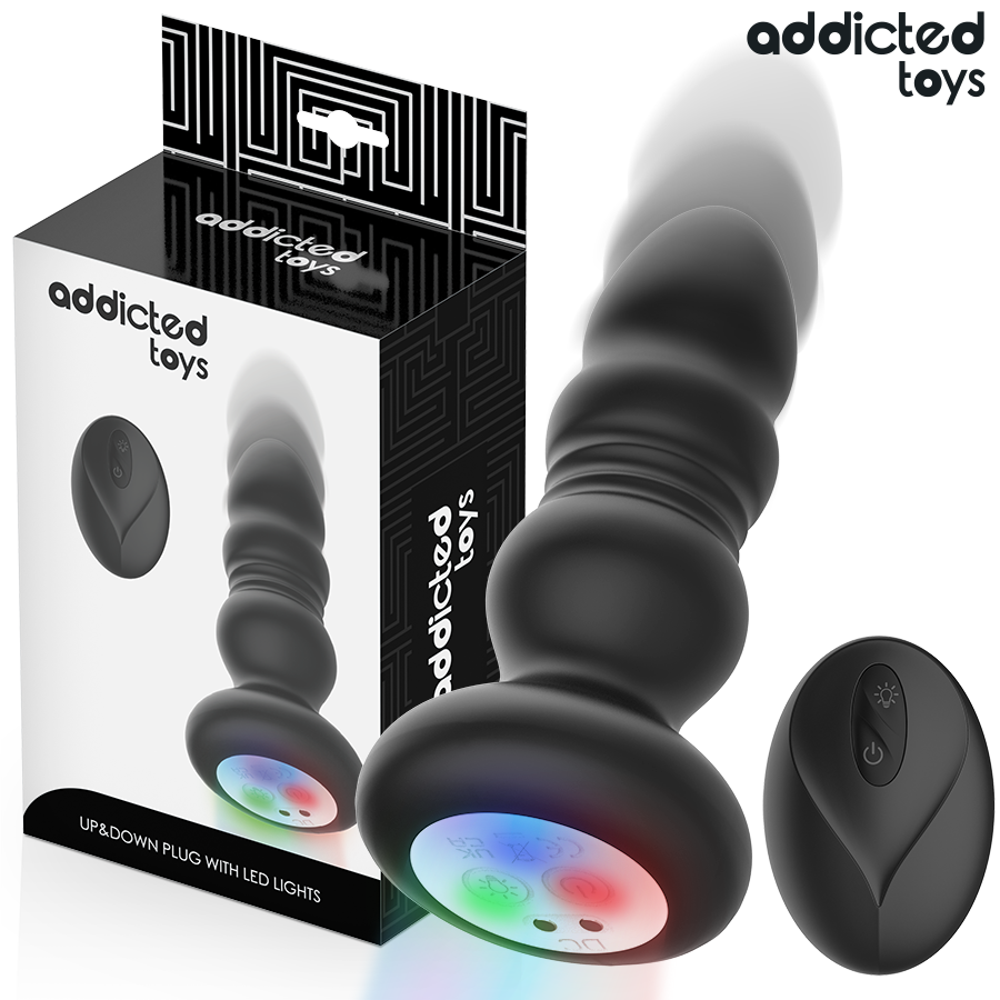 ADDICTED TOYS vibrirajući analni čep s funkcijom potiska