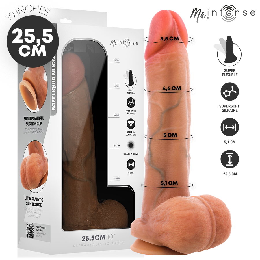 MR. INTENSE Gary XL realistični dildo s vakuumskom bazom