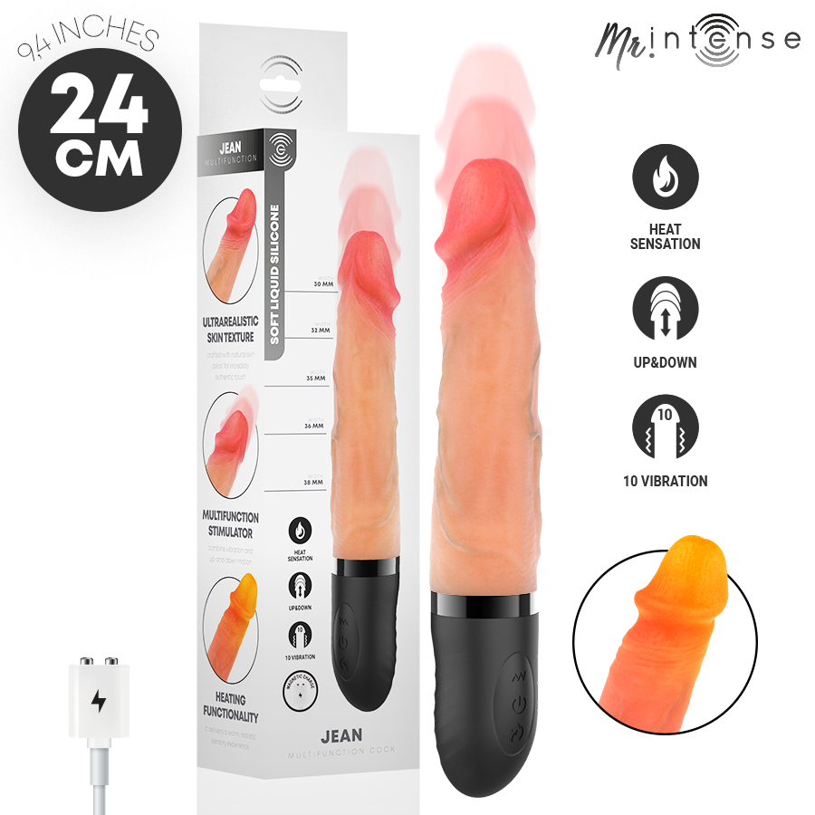 MR. INTENSE Jean realistični vibrator s funkcijom grijanja
