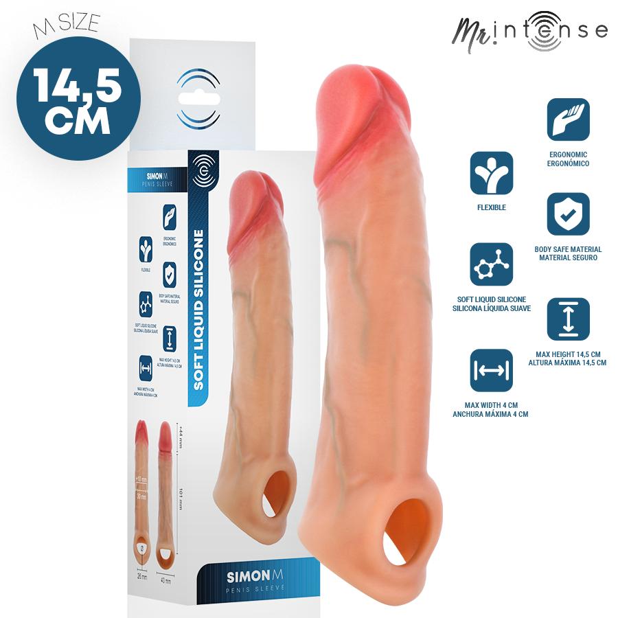 MR. INTENSE Simon M navlaka za penis od tekućeg silikona