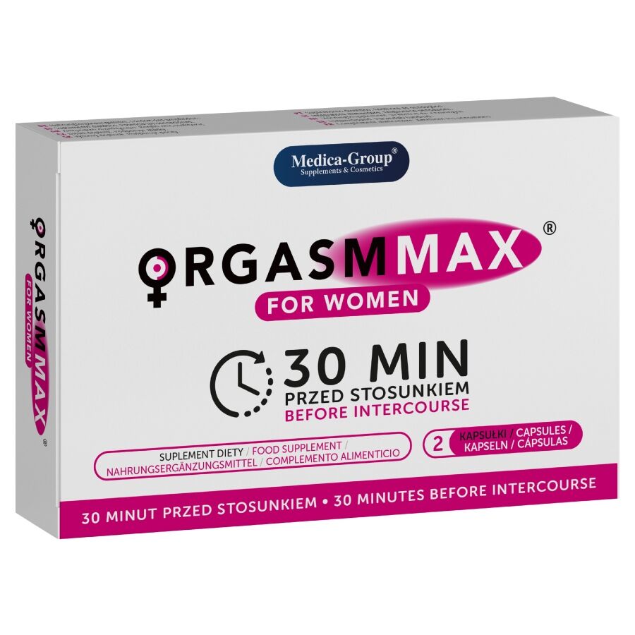 MEDICA GROUP Orgasm Max za žene, dodatak prehrani s 2 kapsule