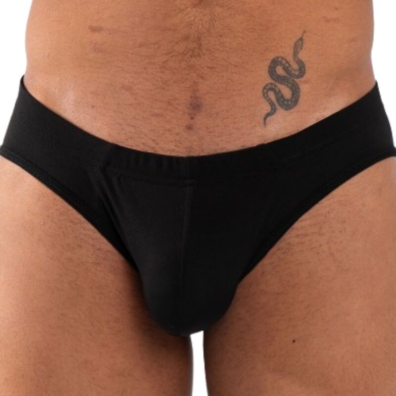 BURN 019 muške slip gaćice, crne