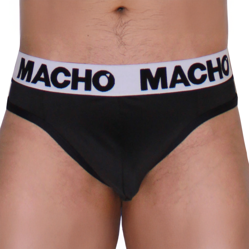 MACHO MTG002 muške tange u crnoj boji · Veličina: M