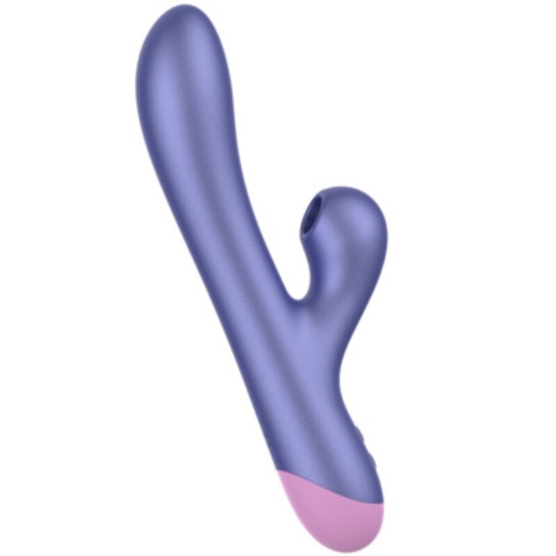 ROMP Pulse rabbit vibrator sa stimulacijom zrakom, električni, plavi