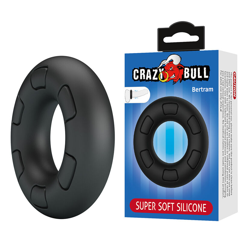 Crazy Bull Bertram silikonski penisni prsten bez vibracija