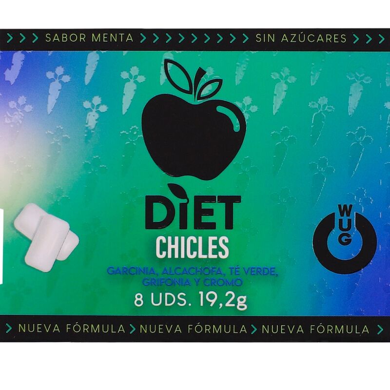 WUG Diet dodatak prehrani u obliku žvakaće gume s okusom mente