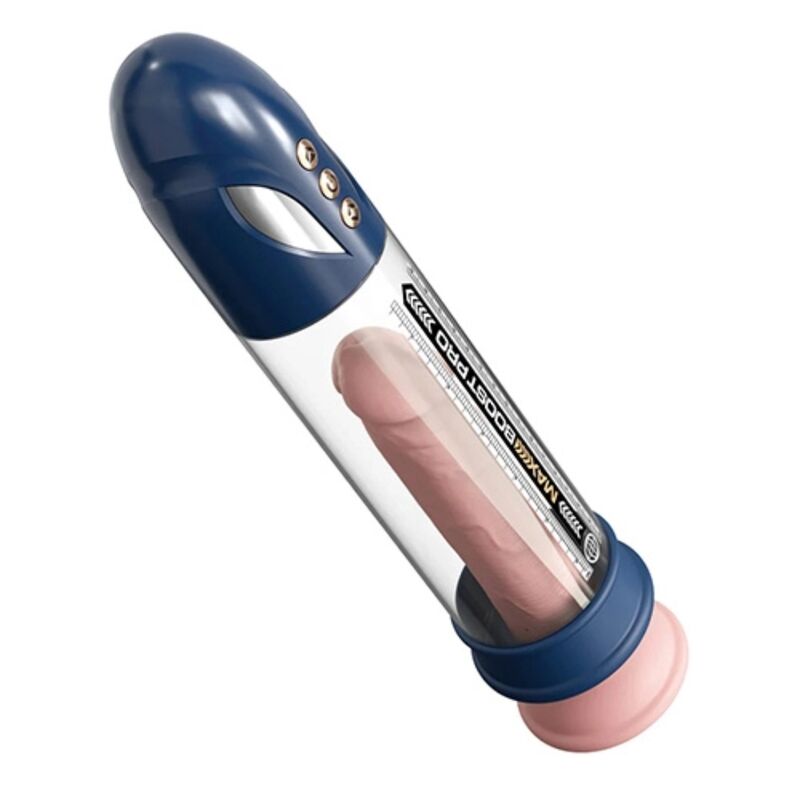 PUMP WORX Max Boost Pro Flow pumpa za penis, plava