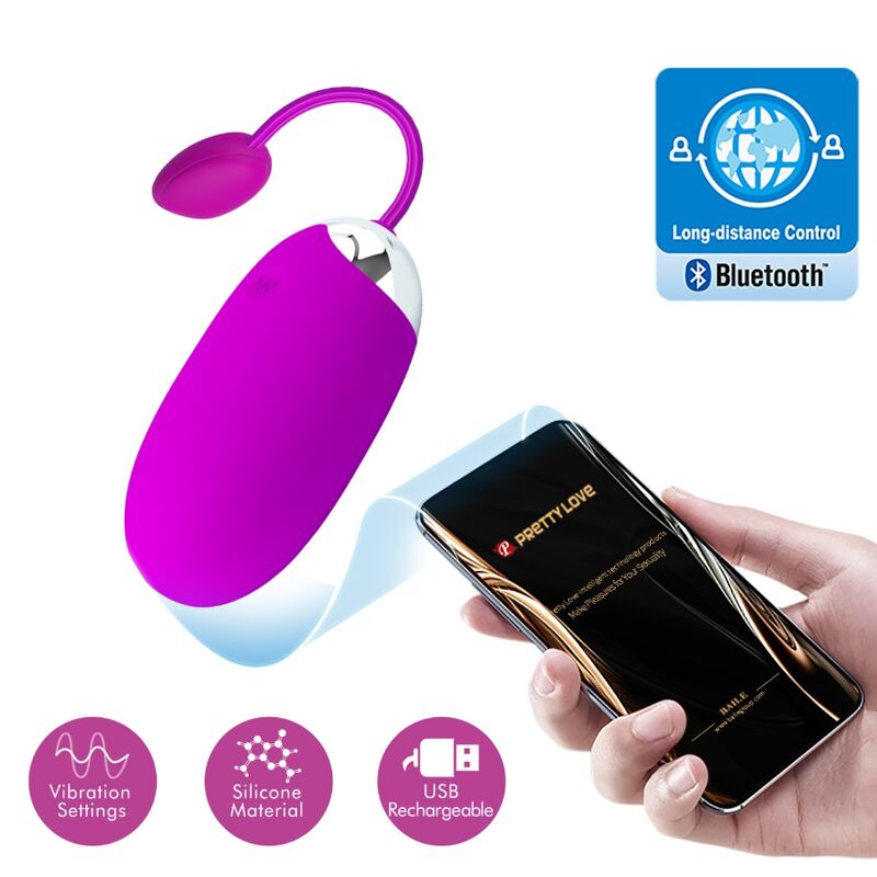 Pretty Love Abner vibrator s upravljanjem putem aplikacije