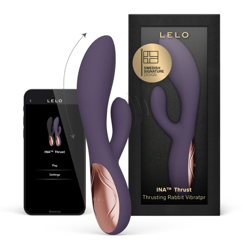 LELO INA Thrust rabbit vibrator, ljubičasti