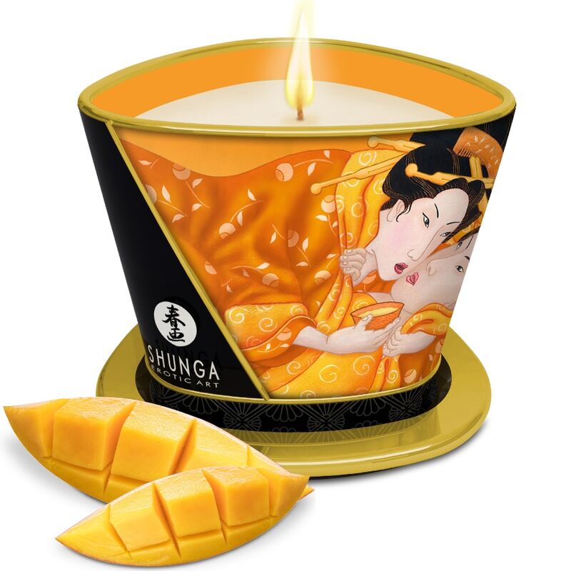 Shunga masažna svijeća s mirisom manga 170 ml