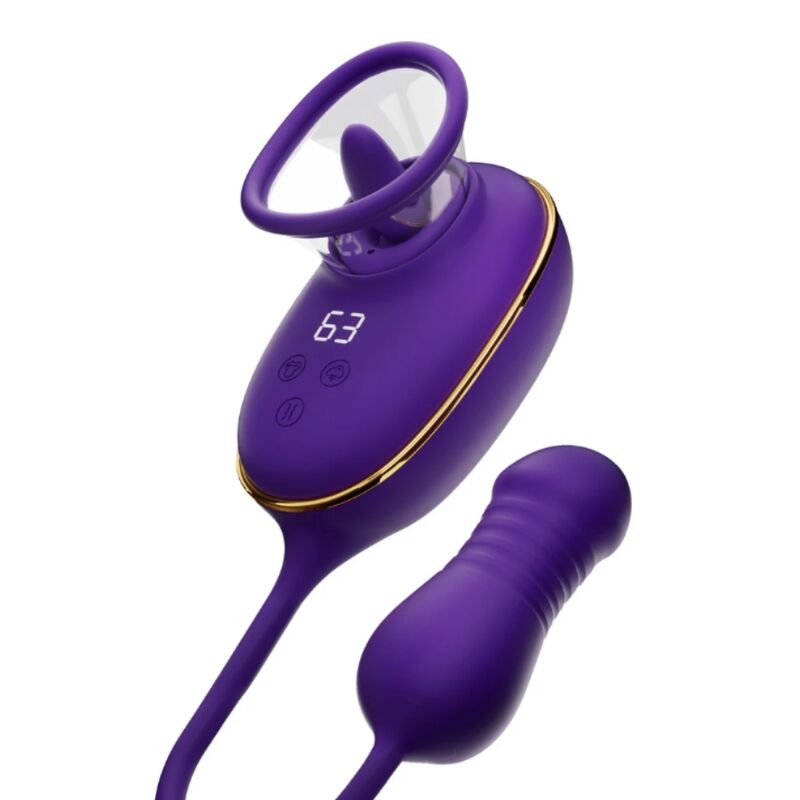 She.E.O stimulator klitorisa s pokretom lizanja i ugrađenim analnim stimulatorom