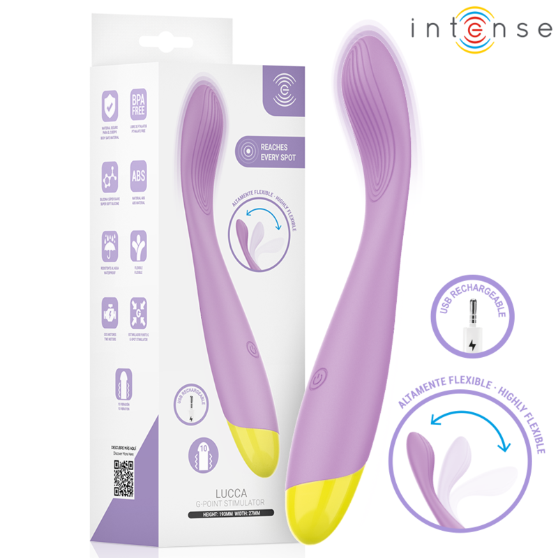 INTENSE Lucca fleksibilni vibrator za G točku