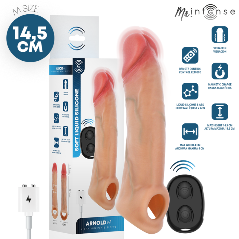 MR. INTENSE Arnold M navlaka za penis s vibracijom