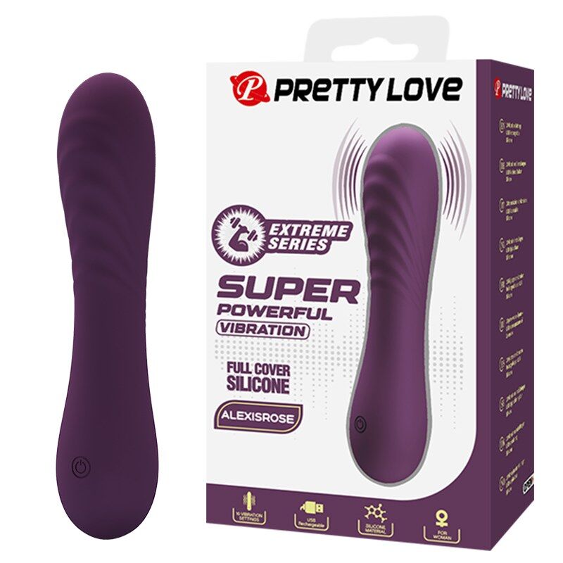 Pretty Love Alexisrose vibrator, punjivi, ljubičasti