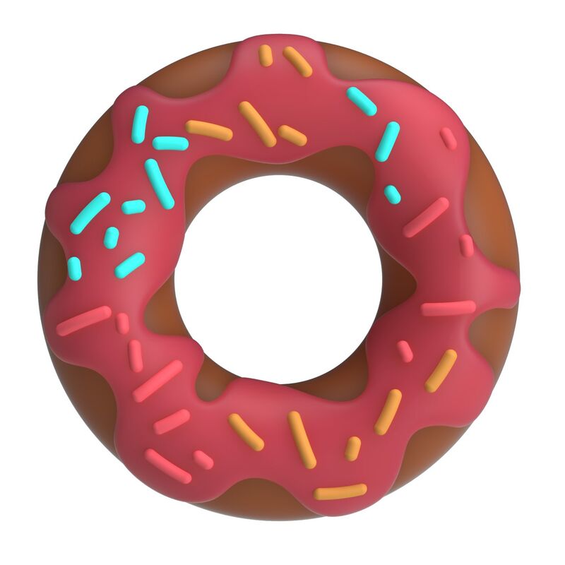 Pretty Love Super Donut prsten za penis bez vibracija