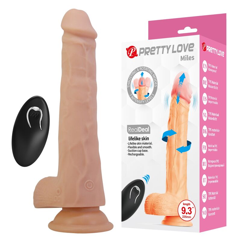 Pretty Love Miles vibrator s funkcijom potiskivanja i rotacije