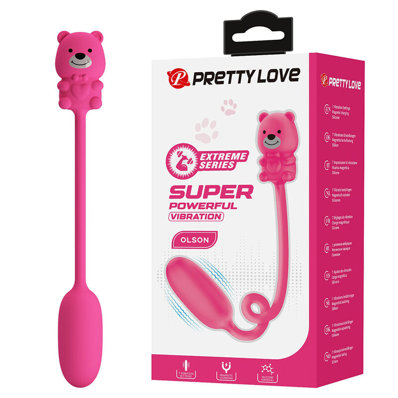 Pretty Love Olson klitoralni stimulator s upravljačem na kabelu, ružičasti