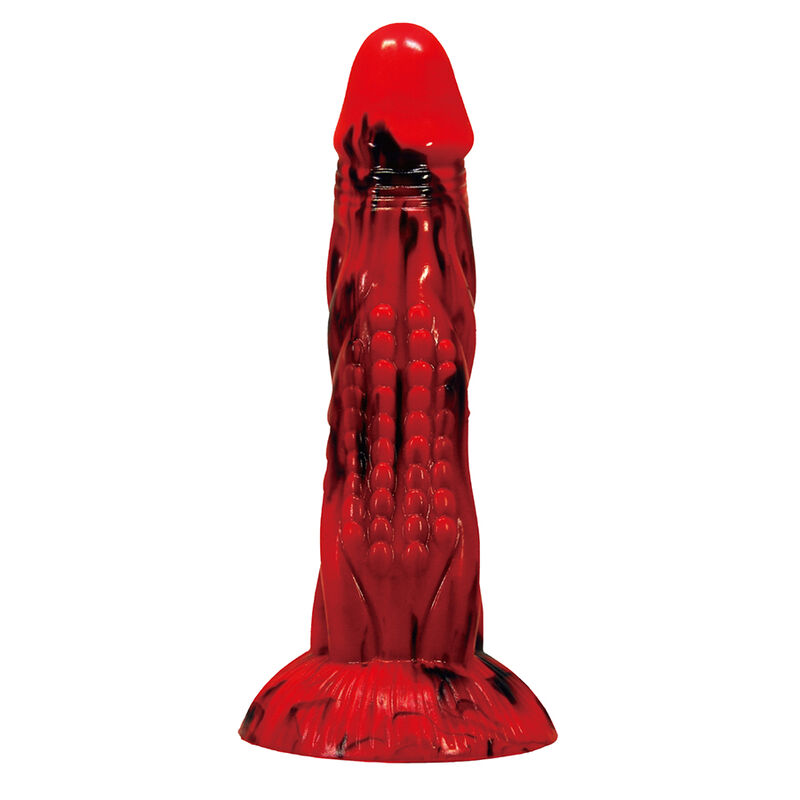 POWER MONSTERS Minotaur fantazijski dildo s vakuumskom čašicom, 21 cm