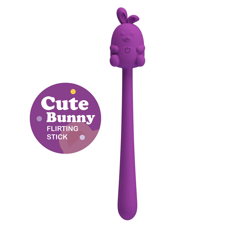 Pretty Love Cute Bunny fleksibilni vibrator, ljubičasti