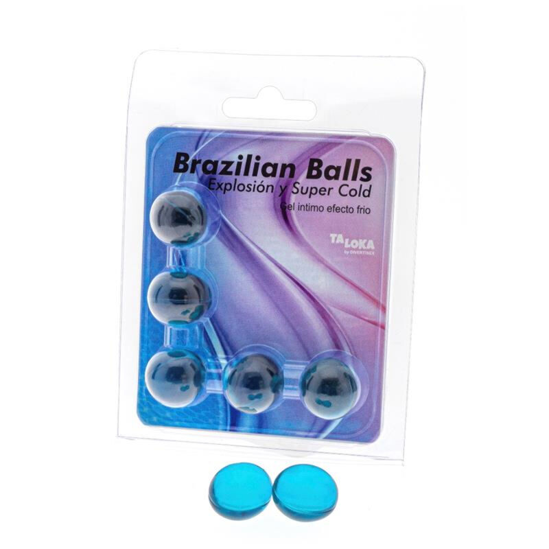 TALOKA Brazilian Balls s rashlađujućim masažnim gelom, 5 komada