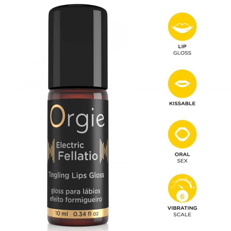 ORGIE Electric sjajilo za usne s osjećajem trnaca, 10 ml
