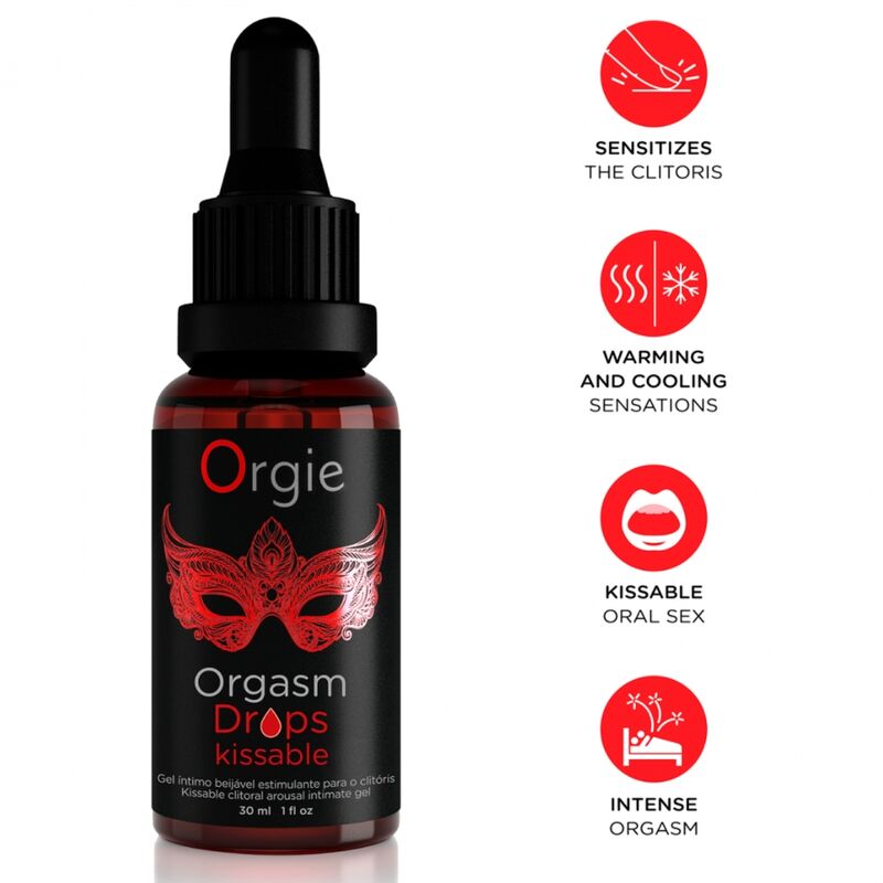 ORGIE Orgasm Drops kapi za klitoris, 30 ml