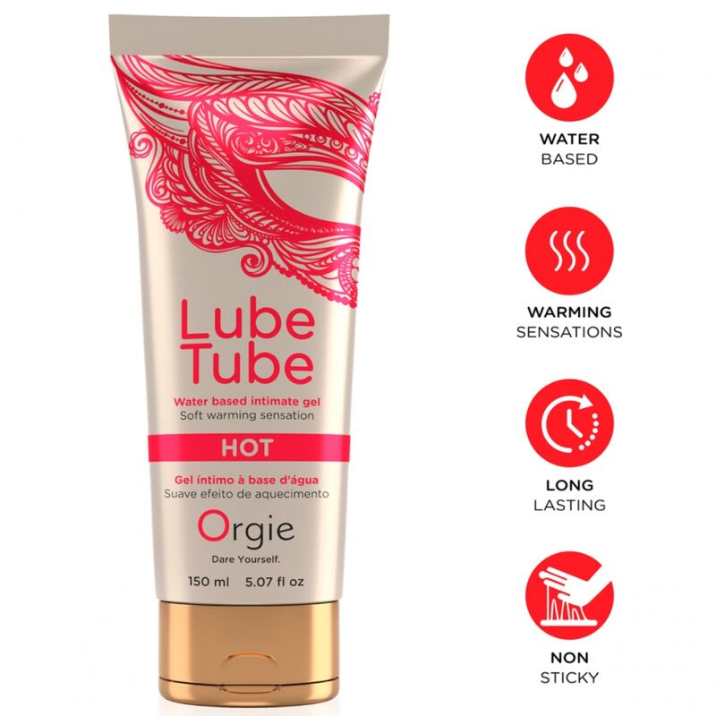 ORGIE Lube Tube Hot zagrijavajući lubrikant na bazi vode, 150 ml