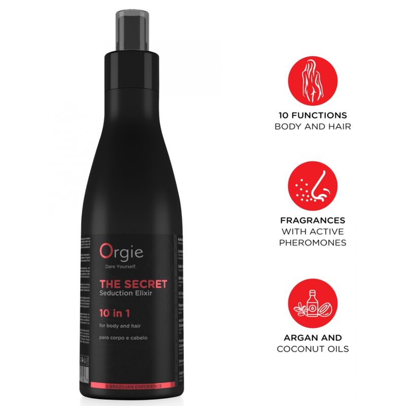 ORGIE The Secret Seduction Elixir losion za tijelo i kosu, 200 ml