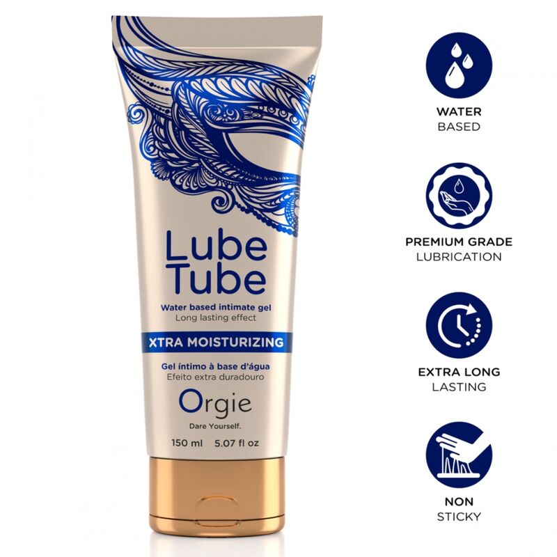 ORGIE Lube Tube Xtra Moisturizing lubrikant na bazi vode, 150 ml