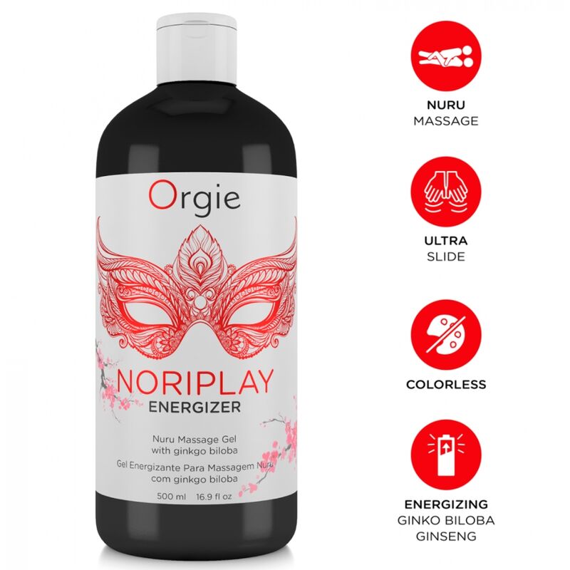 ORGIE Noriplay Energizer Nuru gel za masažu 500 ml
