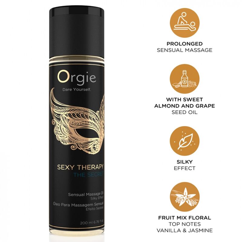 ORGIE Sexy Therapy The Secret ulje za masažu, 200 ml