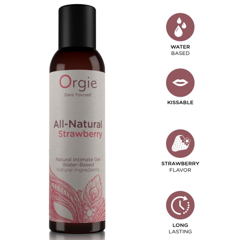 ORGIE Strawberry Kissable lubrikant na bazi vode, 150 ml