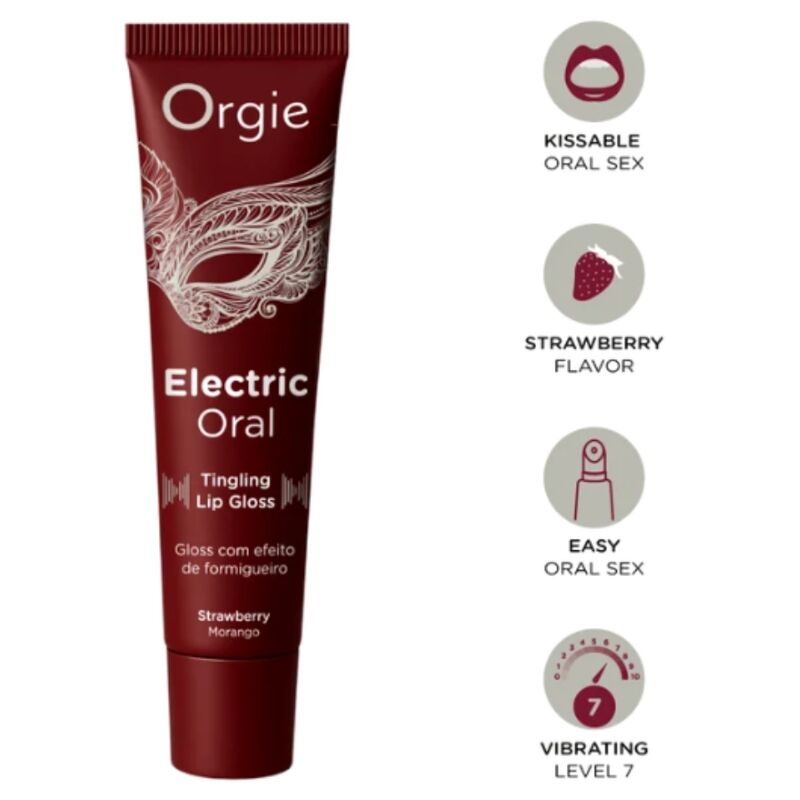 ORGIE Electric oralno sjajilo za usne s efektom trnaca, 15 ml