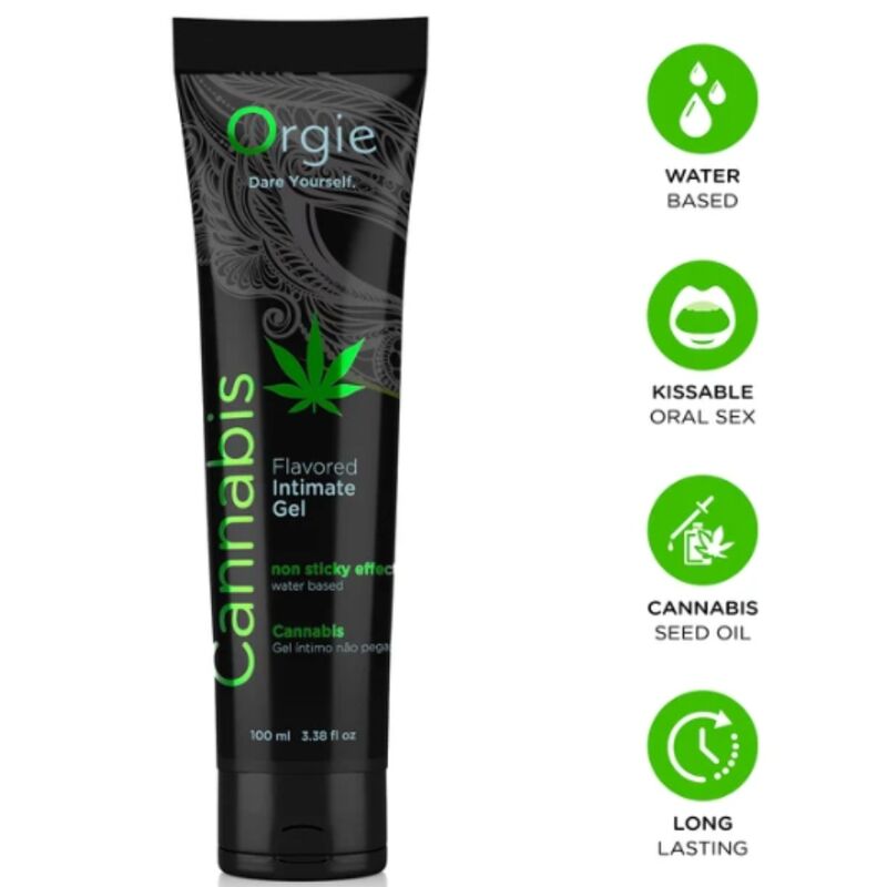 ORGIE Cannabis Kissable lubrikant na bazi vode, 100 ml