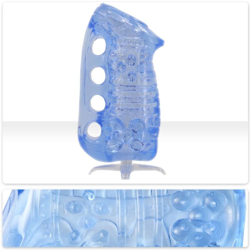 Fleshlight Fleshskins Grip Blue Ice Ručni Muški Masturbator Plave Boje