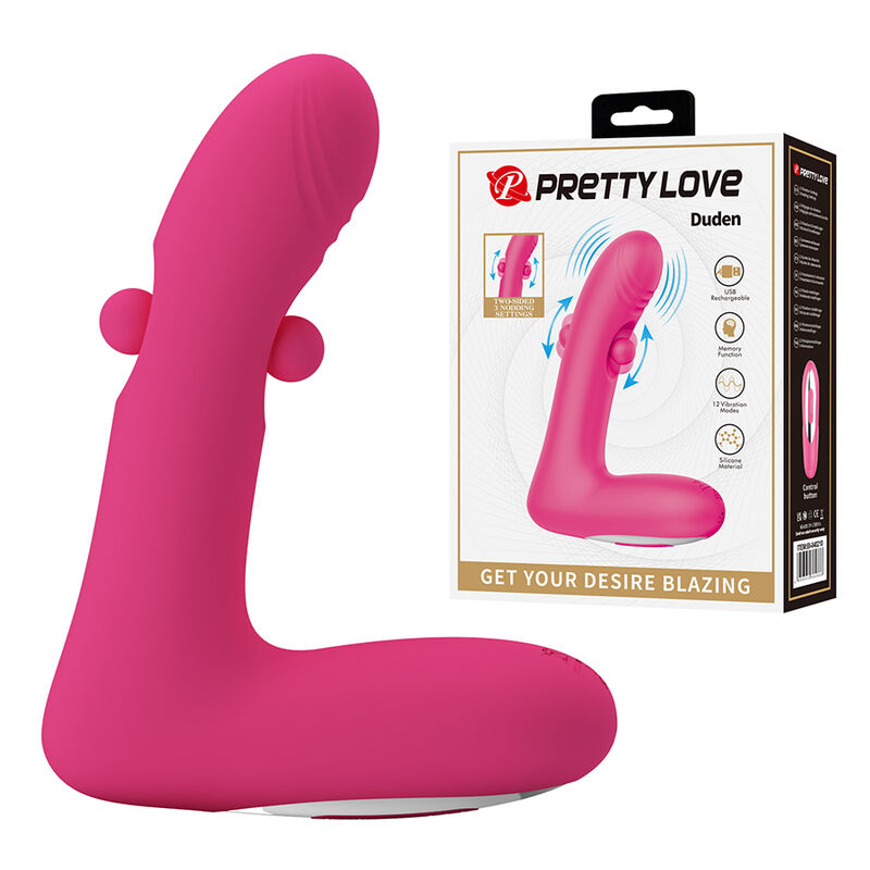 Pretty Love Duden vibrator od silikona, ružičasti