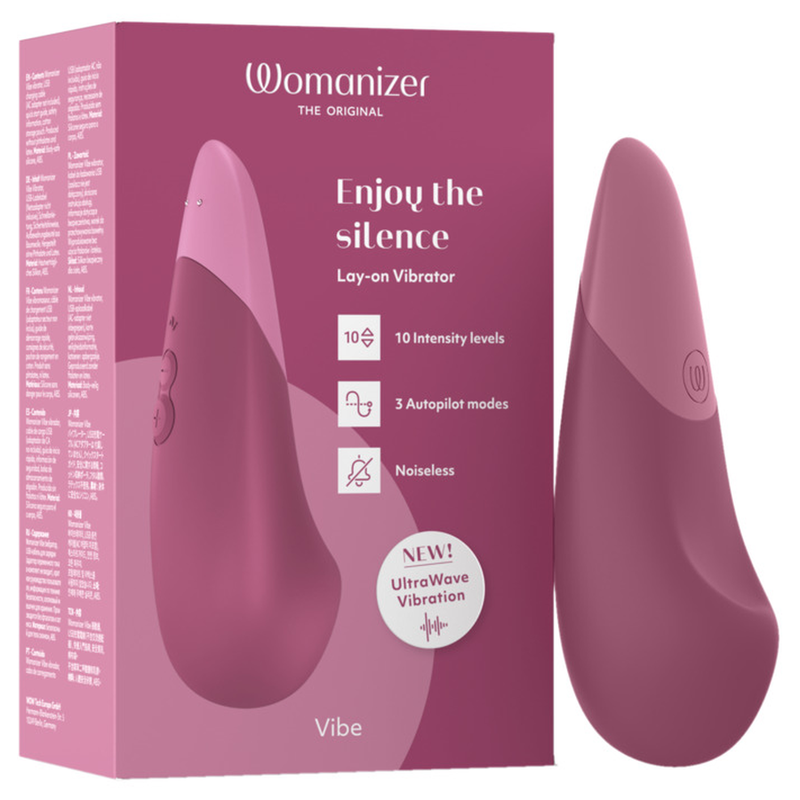 Womanizer Vibe vibrator za prislonjavanje u staroružičastoj boji