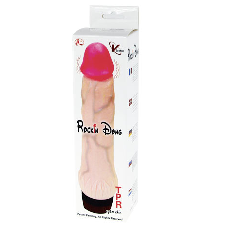 BAILE Rockin Dong Cyber Skin III vibrirajući dildo