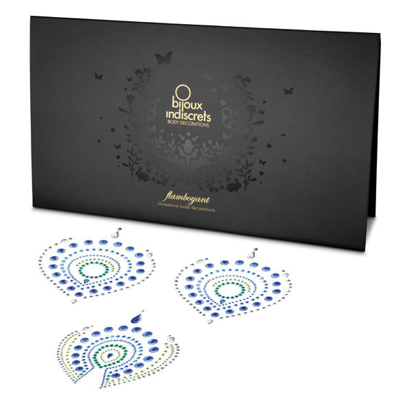 Bijoux Indiscrets Flamboyant Blue&Green ukras za tijelo