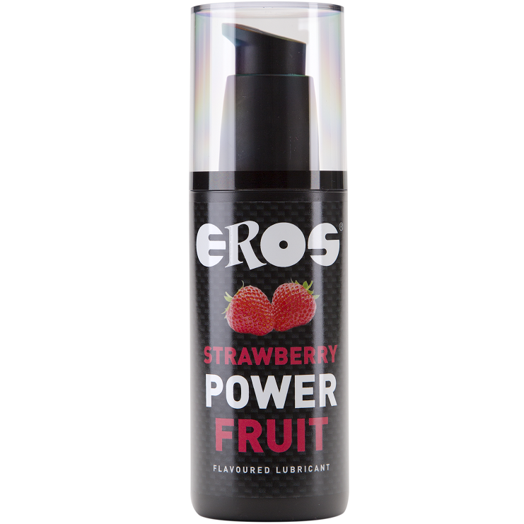 EROS POWER LINE lubrikant s okusom jagode, 125 ml