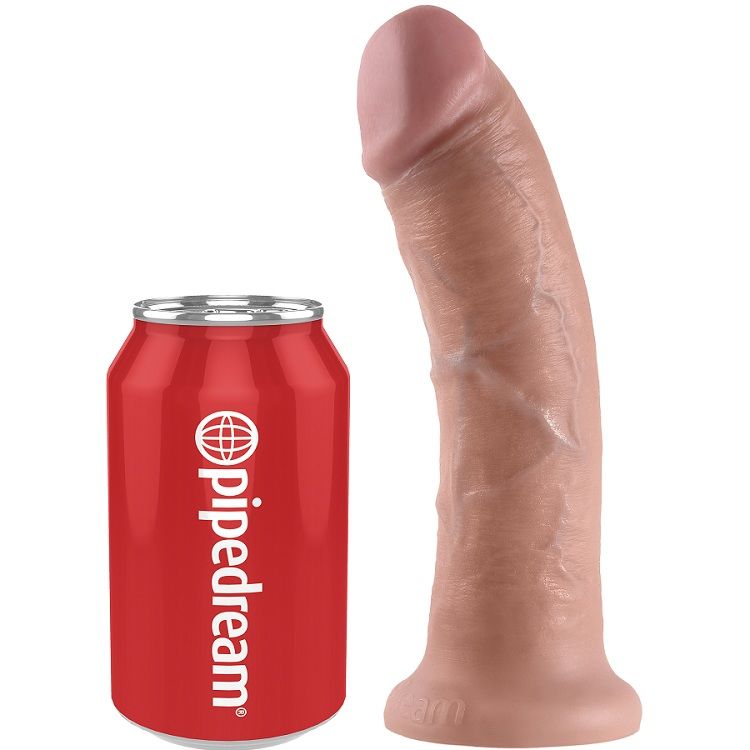 KING COCK 8 dildo s vakuumskom bazom, boje kože, 20,3 cm