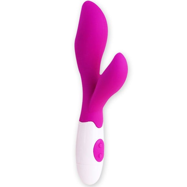 Pretty Love Newman vibrator u boji jorgovana i bijeloj