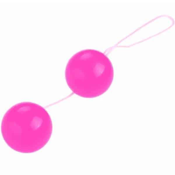 BAILE Twins Balls ljubavne kuglice, ružičaste
