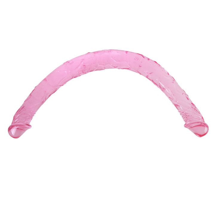 Baile dvostrani dildo, ružičasti, 44,5 cm
