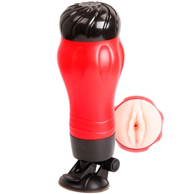 Masturbator Crazy Bull Flora s vibracijama i vakuumskom bazom