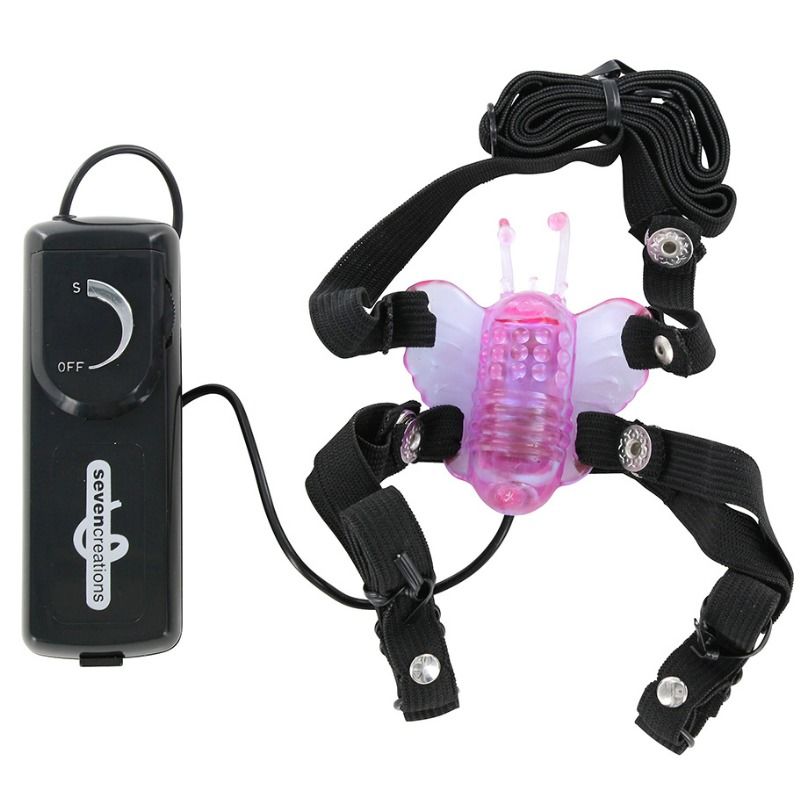 SEVEN CREATIONS Butterfly klitoralni vibrator s vibracijama