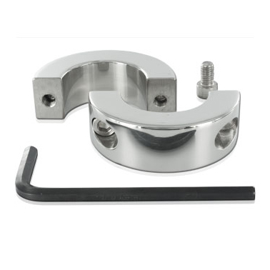 METAL HARD penisni prsten bez vibracija od nehrđajućeg čelika, 20 mm