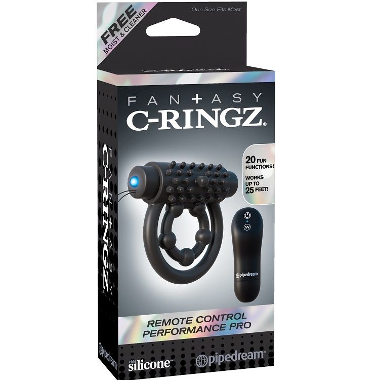 FANTASY C-RINGZ, vibrirajući prsten za penis s daljinskim upravljačem