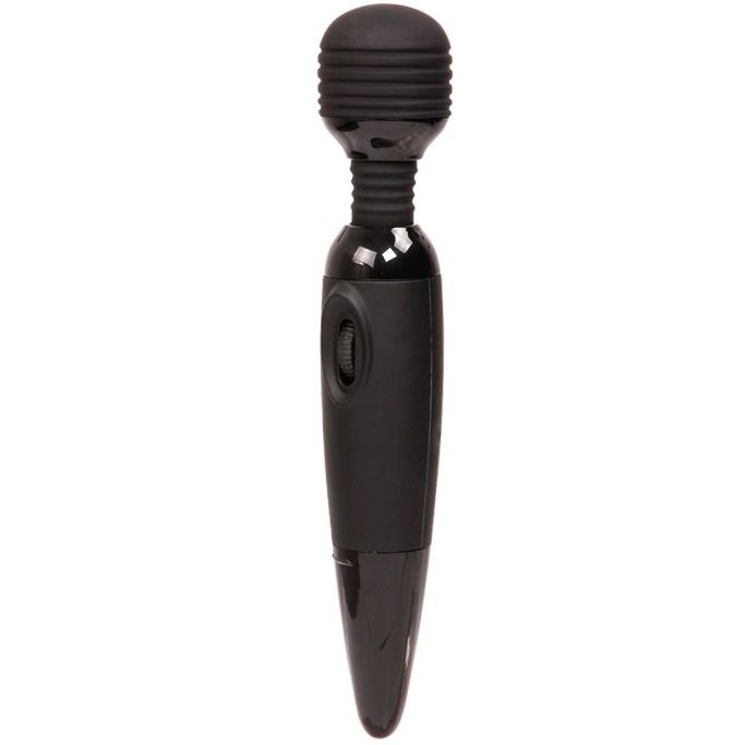 BAILE Power štapićasti vibrator s fleksibilnom glavom, crni