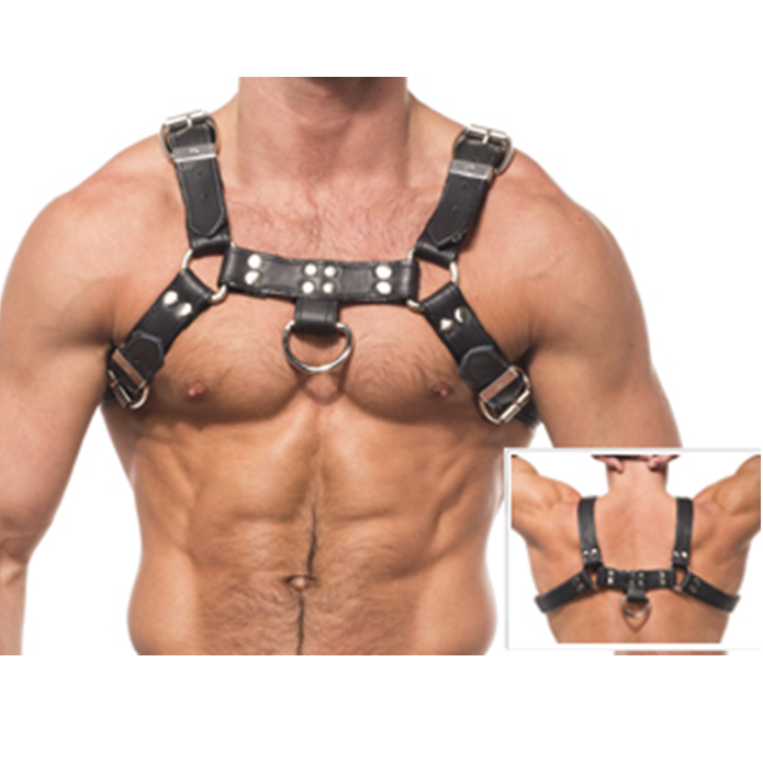 LEATHER BODY Chain Harness III muški kožni harness
